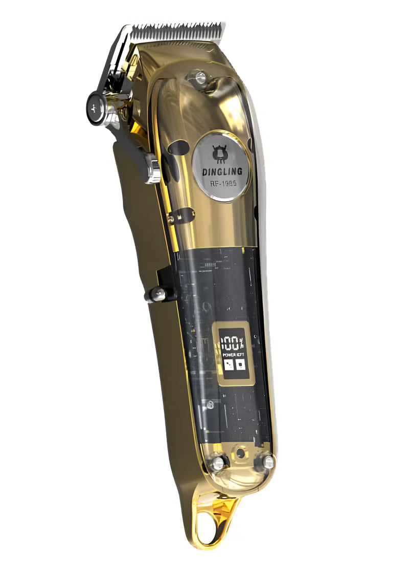 Dingling rf-1985 Men Grooming Hair Trimmer LCD Display Professional Cordless Hair Clipper