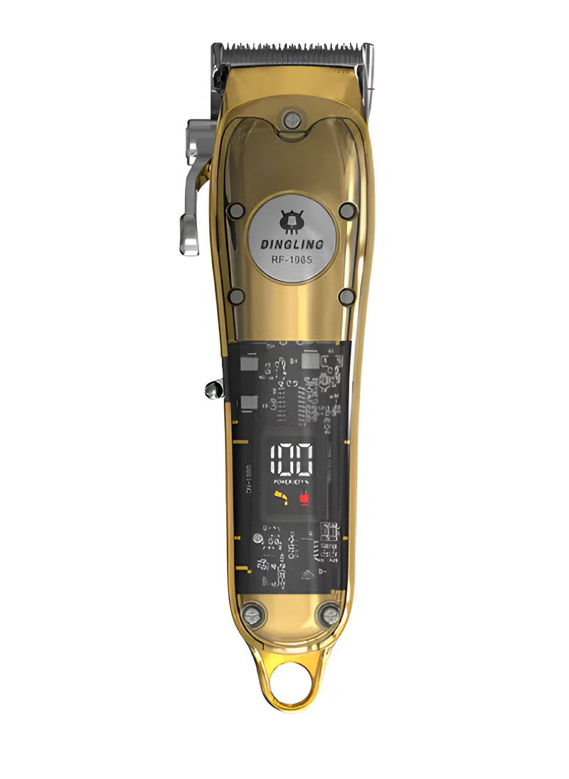 Dingling rf-1985 Men Grooming Hair Trimmer LCD Display Professional Cordless Hair Clipper